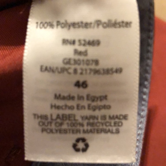 George Mens Performance FF Short size 46” Terracotta UPF30 Moisture Wicking New - Picture 10 of 10